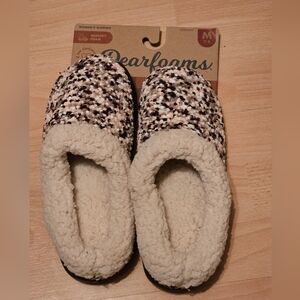 Dearfoams Women’s Memory Foam Slippers Size M New On Card